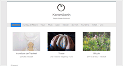 Desktop Screenshot of keramikerin.ch